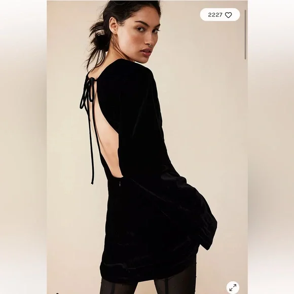 Free People Chelsey Mini Dress NWOT M - Picture 7 of 8